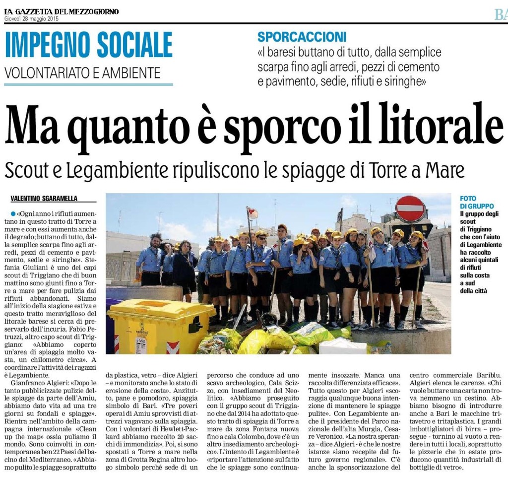 20150528GdMp51LegambienteSpiaggePulite2015Bari