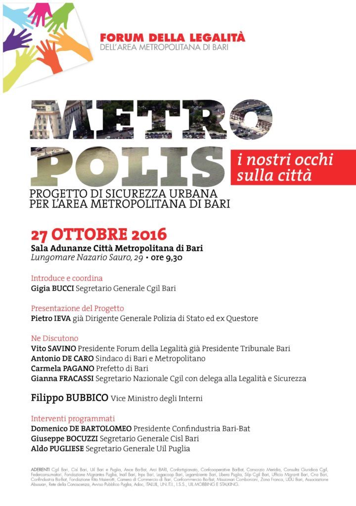 27 ottobre 2017 - presentazione del progetto Metropolis
